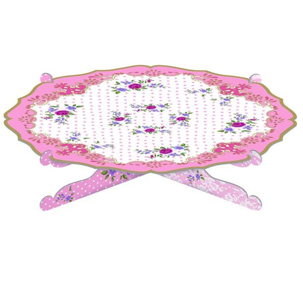 Birthday Party Dessert Round Eco Friendly Paper Cupcake Stand