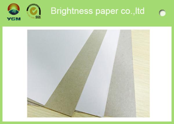 Anti Curl Whiteness Grey Back Duplex Board With One Side Offset Printing
