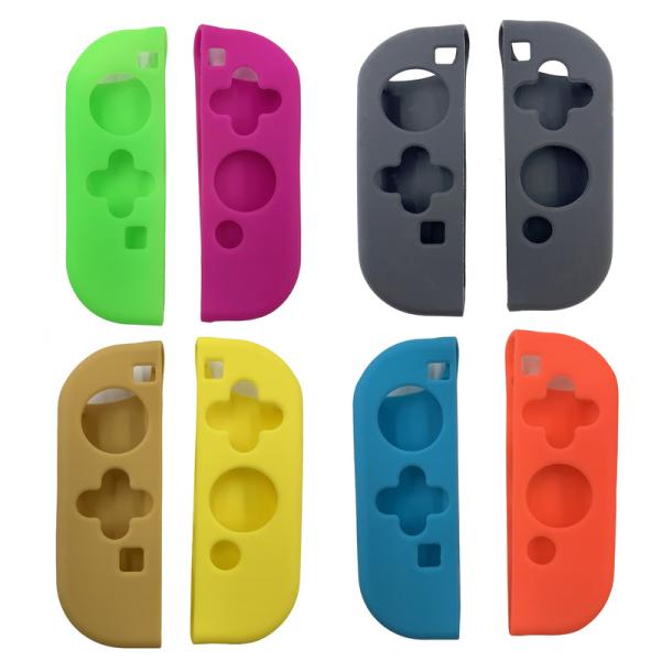 For Nintendo Switch HOXC 2 Pair Compatible Colorful Protective Cases For Nintendo Switch And Joy-Con OLED Controller With 13 Thumbstick Covers