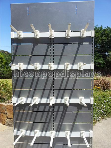 Freestanding Retail Gondola Shelving Metal Display Shelving Unit For Shops / Stores