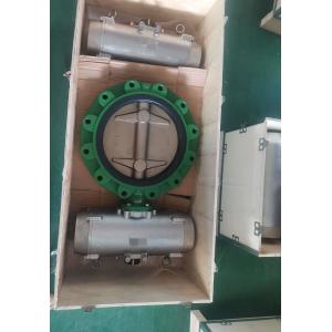 SS316 сработало воздух плиты Brz квасцов клапан-бабочки эксплуатируемый для морского снаряжения