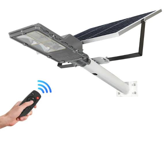 New Led Solar Street Light With Pole 30W100W Street Lamp Head Outdoor Country Road Lighting New Countryside