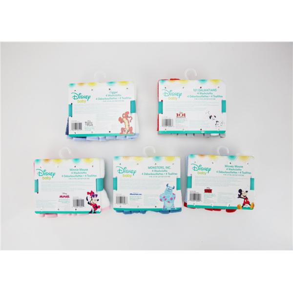 4pk Micro Fiber Washcloth Baby Bath Washcloths 220G 88% POLYESTER/12% NYLON