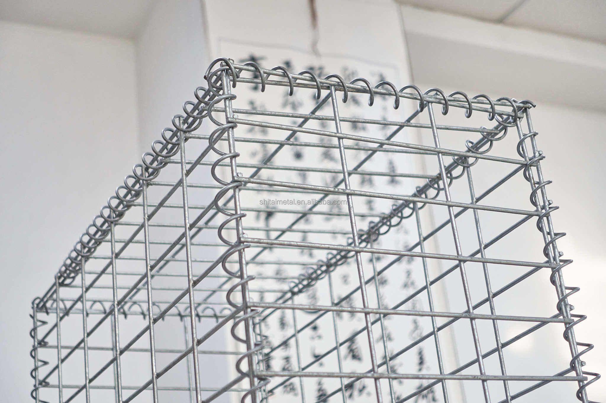 Hot Dipped Galvanized Welded Gabion Box 3x1x1m for Flood Control Retaining Wall