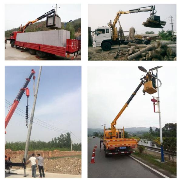 ISUZU 700P Crane Lifting Truck 190hp 4X2 5 Ton High Performance