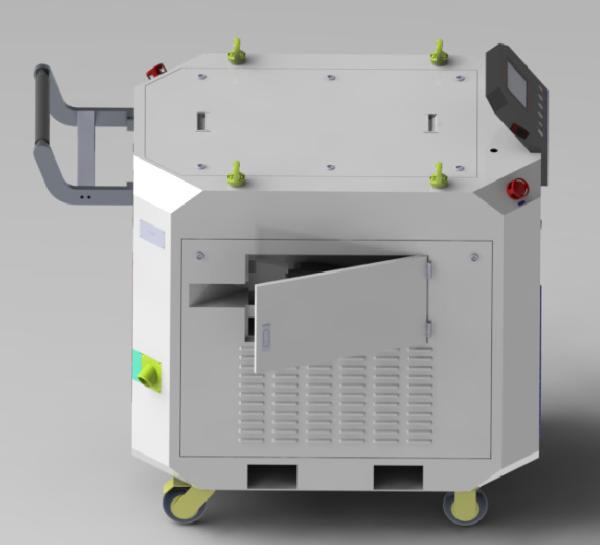 HEROLASER 500Watt Laser Derusting Machine For Railway Cleaning