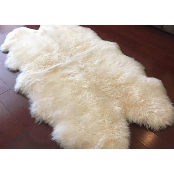 Длинное одеяло хода меха сливк шерстей, одеяло 60 кс 90км хода одиночной шубнины черно-белое