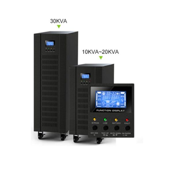 305-478VAC 24KW 30KVA UPS em linha fonte de alimentação ininterrupta de 3 fases