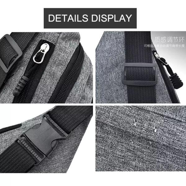 Rpet Water Resistant Waist Pack  Eco Friendly Waist Pouch For Men Women Custom Print