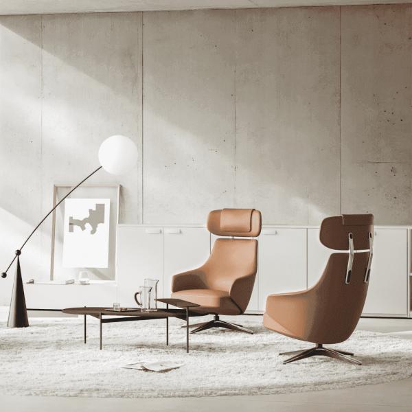 Executive Recliner Chair PU Leather Ergonomic High Back Lounge Seating DOHA