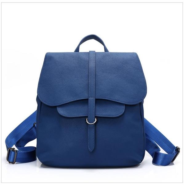 Backpacks Top Grain Leather Double Shoulder Bags  Big Capacity  Travel Bag