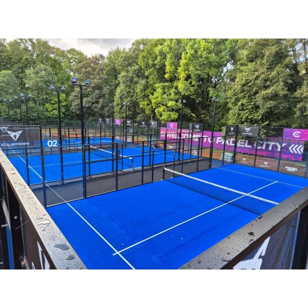 Factory Wholesale Price High Standard Tempered Glass Material Padel Tennis Court