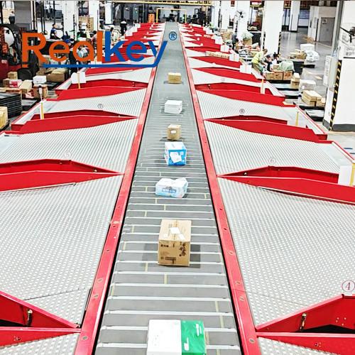 Express Delivery Industry Conveyor Sortation Systems Mail And Parcel Sorter 8000p/H
