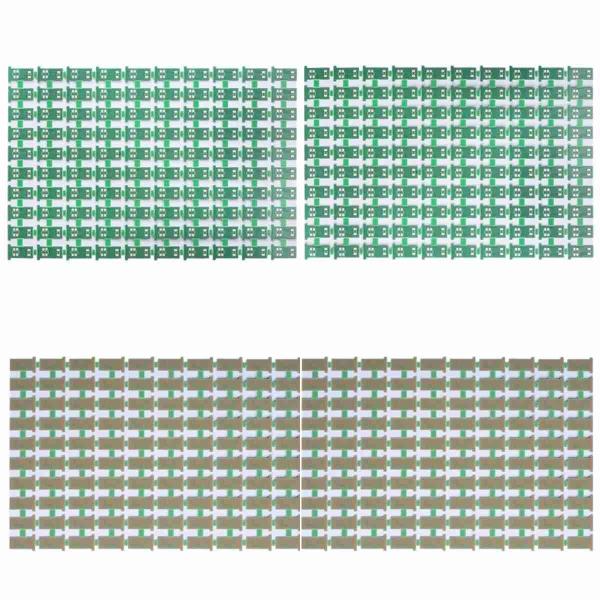 Зеленый галоид доски 0.4mm PCB маски FR4 припоя одиночный, который встали на сторону свободный