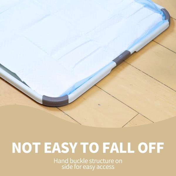 Dog Pee Pad Foldable Potty Training  Holder Portable Silicone Tray For Puppy Training