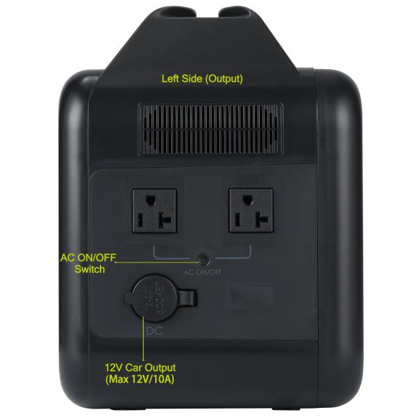 Waterproof 1200w Portable Solar Power Station For Camping