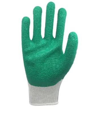 Green All Purpose Latex Grip Gloves Durable Bulk Latex Grip Gloves