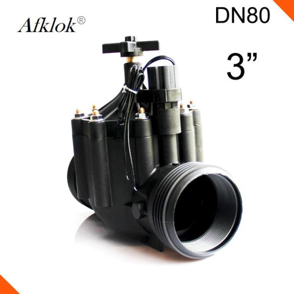 800Kpa Irrigation Solenoid Valve 3 Inch AC220 AC110V AC24V With Flange Connector