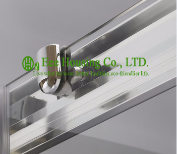 Shower room Aluminum Frame Square Sliding Shower Cabin Interior Glass Doors,Premium Instrument Shower Leak Free Sliding