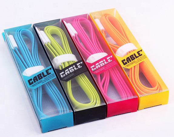 Коробка 14g 16g PVC кабеля Usb IPhone Samsung 1M 3FT упаковывая