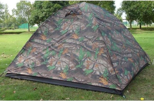 Fashional Army Woodland Dome Tent 3-4 Person Double Layer Hot Selling Woodland Camping Tent(HT6066)