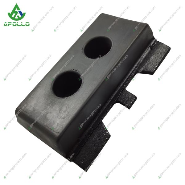 Apollo 205mm Wear Resistant Shock Absorbing Rubber Track Pad for F1200CS Asphalt Paver