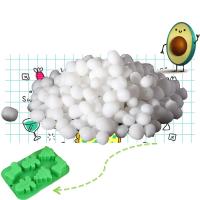 10A à 95A Granules de caoutchouc TPE de qualité alimentaire pour plateaux de glace réutilisables en cube