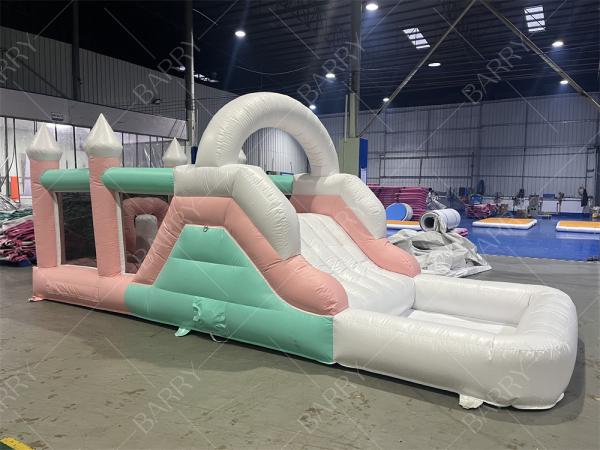 Party Customized Inflatable Bouncing Castle Inflatable Bouncer Jumping Castle Kids Girl Princess Carriage Combo With Slide