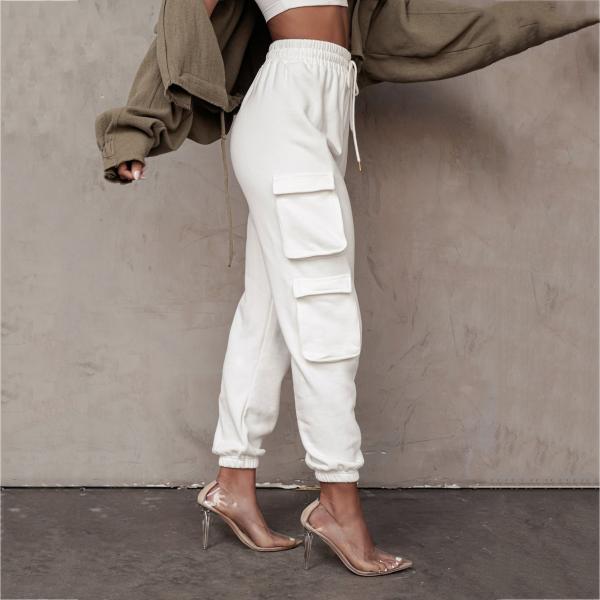 100% Terry Sportswear Joggers Cotton Sport francês Sweatpants