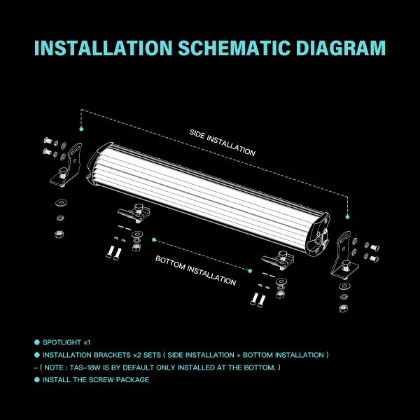 Ultra Bright 12V Amber LED Light Bars 10-52 Inches Waterproof for Off Road Truck UTV