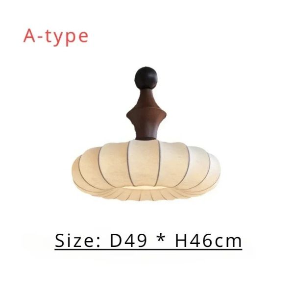 Dining Room Kitchen Chandelier Home Decor Bedsroom Bedside Hanging Light Vintage Wooden Ceiling Pendant Lamp (WH-VP-313)