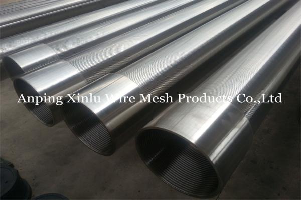 8-5/8 50bar Stainless Steel 304/316 Wedge Wire Water Well Screen Pipe For Water Supply