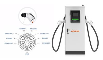 Type2 Interface Aluminum Alloy DC EV Charger For Electric Vehicle