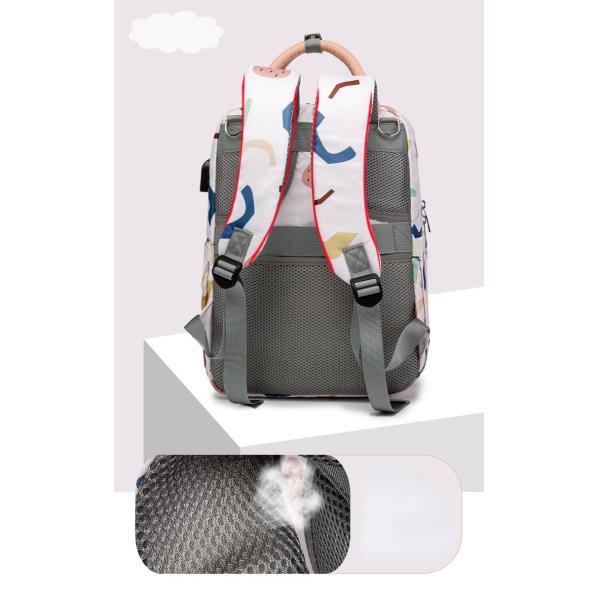 New Print Multi-function Baby Care Backpacks Waterproof Mommy Outdoor Travel Diaper Bags Large Capacity Mom Maternity Mochila