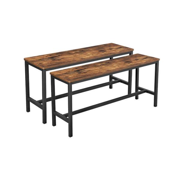 Dining Benches for Sale, Set of 2 Dining Benches, Industrial Style Dining Benches, Kitchen Furniture, UKTB33X