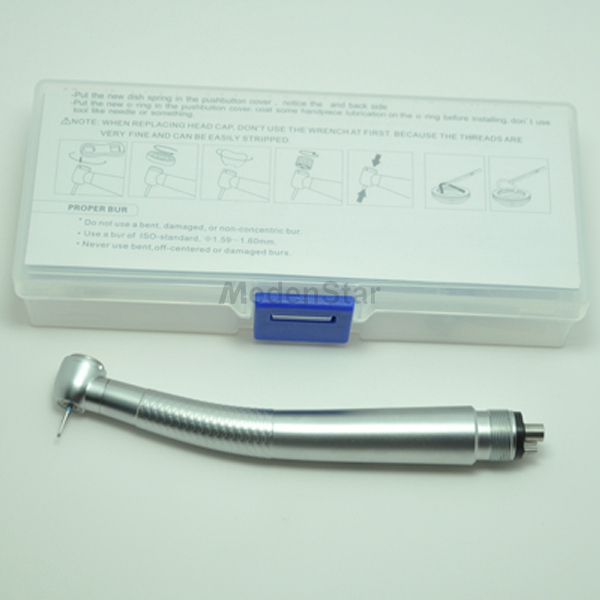 Standard Head High Speed Dental Handpiece Stainless Bearing CE Approval