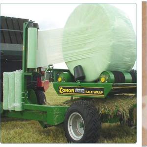 Anti film de bout droit UV d'ensilage de balle de pe de pe vert 25mic 1800m pour