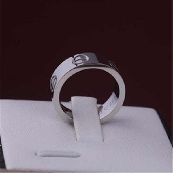 Ouro branco luxuoso B4084700 de Ring In 18K do amor da joia do tipo
