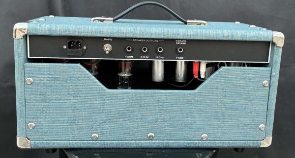 Custom Grand ′64 Princeton Reverb Tube Guitar Amp Head in Blue Color Fender Amp Clone Guitar Amplifier OEM