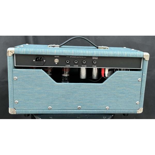 Custom Grand ′64 Princeton Reverb Tube Guitar Amp Head in Blue Color Fender Amp Clone Guitar Amplifier OEM