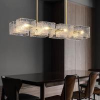 style moderne d'ondulation d'eau légère de Decorative Glass Pendant de concepteur de 3000k 6000k