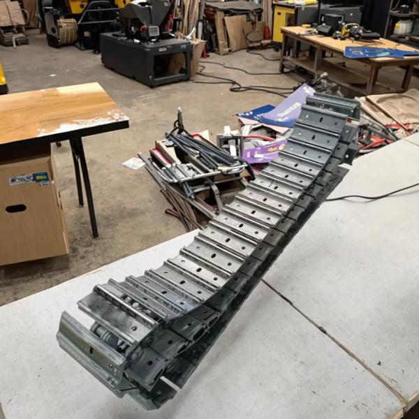 Chenille de caoutchouc pour mini-pelle légère de 0,8 à 1,5 tonne, accessoire pour petite pelle