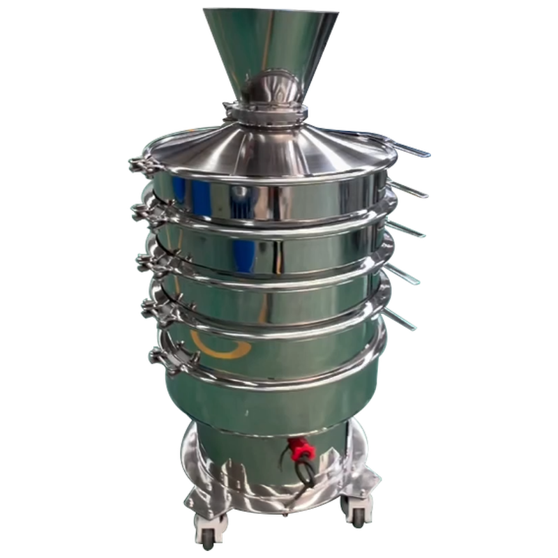DY-1200 Rotary Vibrating Screen High Precision Large Output Powder Sieve 316L Stainless Steel 380V