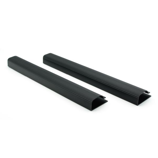 Extruded PVC Cable Management Trunking Profile Plastic Customized