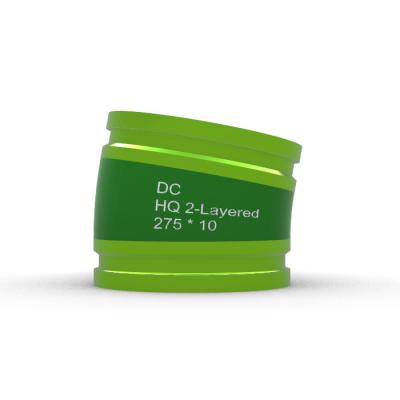 275 X 10 Green Pipe Elbow Double Layered For High Wear Resistant Dual Pipes Elbow