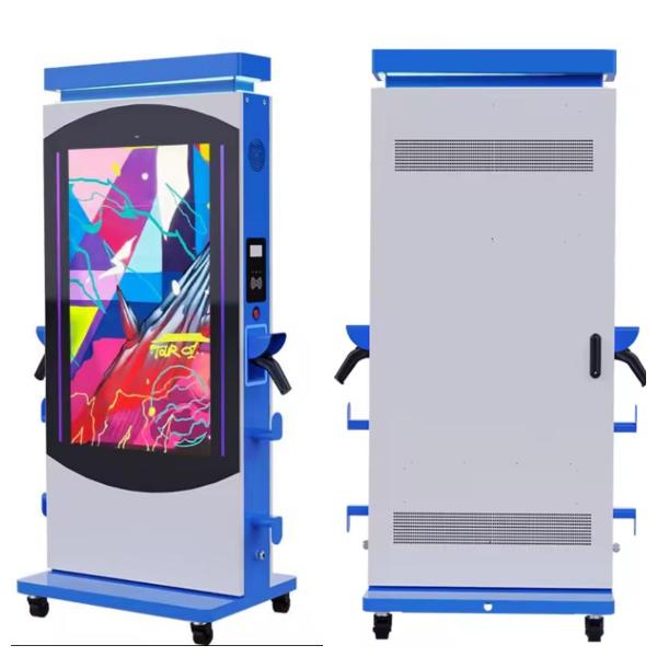 43 дюймовые наружные станции водонепроницаемые цифровые вывески дисплей LCD электрические автомобили зарядные коробки