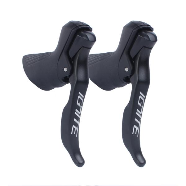 9-Speed Road Bicycle Shifting Handle Brake Lever Derailleur Manual Lever Black Color