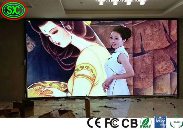 P3.91 Indoor stage full color rental led display high-end die casting aluminum cabinet background screen stage led screen