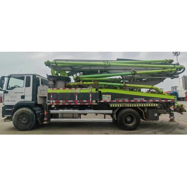 2017 Zoomlion 56m Truck-Mounted Concrete Pump For Sale Scania Chassis 8x4 Drive Mode