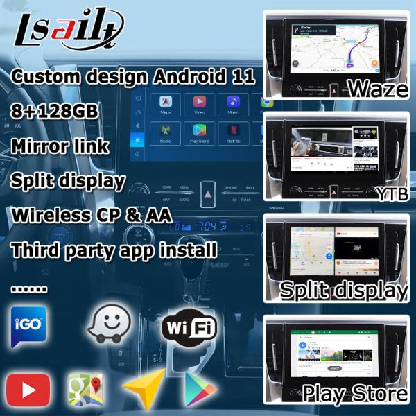 Toyota Alphard Vellfire AH30 серии Android Carplay интерфейсная коробка Qualcomm 6125 8+128GB